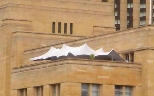 Light Grey Stretch tents Bedouinflex Lite