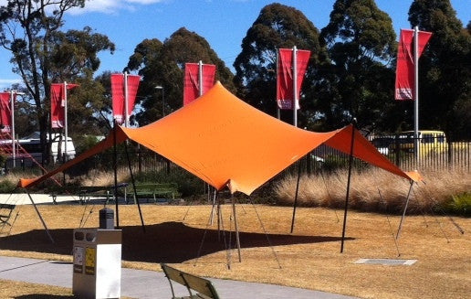 Orange Stretch tents Bedouinflex Lite