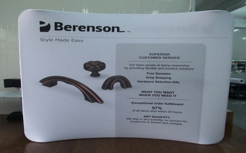 Curved Promotional exhibition wall