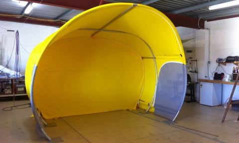 Merchandising Stretch tent booth 