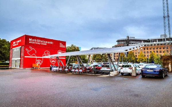 Charging Carport - solar panel Pensilsole